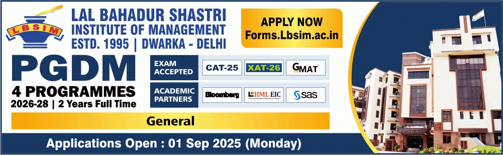 LBSIM Admission Banner