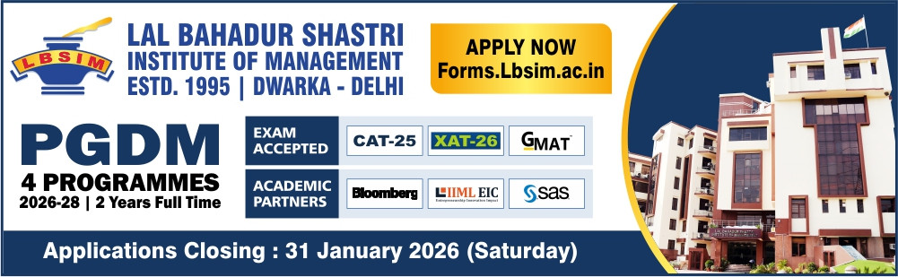 LBSIM Admission Banner